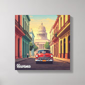 Havana Cuba Leinwanddruck (Vorderseite)