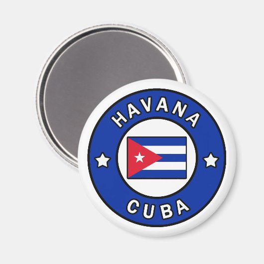 Havana Cuba Magnet (Vorderseite/Rückseite)