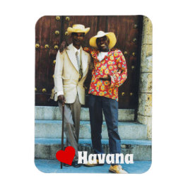 Havana Cuba Men in traditionellem Kleid Magnet