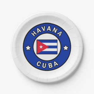 Havana Cuba Pappteller