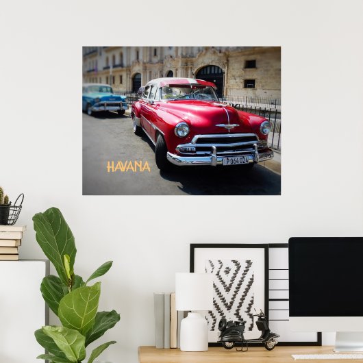 HAVANA CUBA POSTER (Heimbüro)