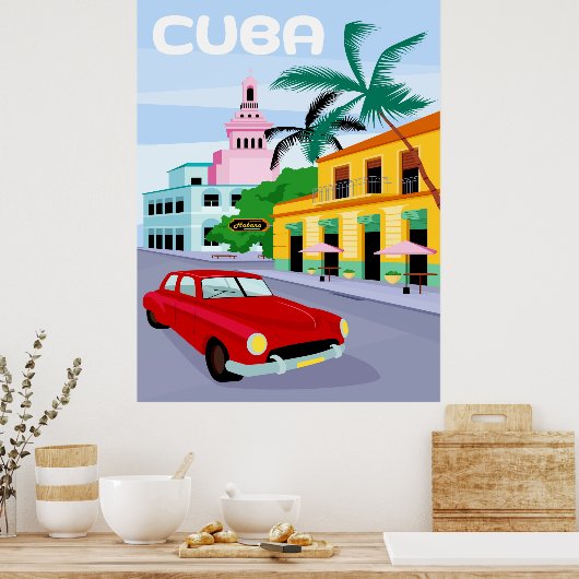 Havana Cuba Poster (Küche)