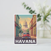 Havana Cuba Postkarte (Stehend Vorderseite)