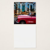 Havana Cuba Red Vintage Car (Vorne & Hinten)