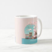 Havana Cuba Retro Art Kaffeetasse (VorderseiteRechts)