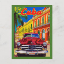 Havana Cuba Retro Travel - Koloniales Altes Auto
