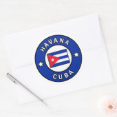 Havana Cuba Runder Aufkleber (Umschlag)