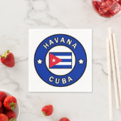 Havana Cuba Serviette (Beispiel)