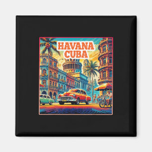 Havana Cuba Shirts Familienreise Vintag Ret. Magnet