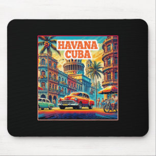Havana Cuba Shirts Familienreise Vintag Ret. Mousepad