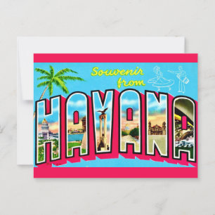 Havana Cuba Souvenir Postcard Postkarte