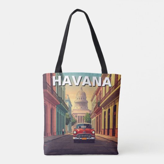 Havana Cuba Tasche (Rückseite)