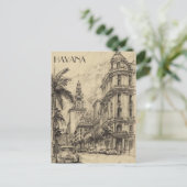 Havana Cuba Travel Postkarte (Stehend Vorderseite)