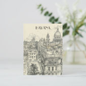 Havana Cuba Travel Postkarte (Stehend Vorderseite)