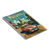 Havana Dreams: Vintage Car Notizblock (Rechte Seite)