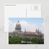 havana el capitolio postkarte (Vorne/Hinten)
