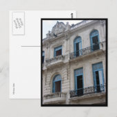 Havana-Fassade Postkarte (Vorne/Hinten)