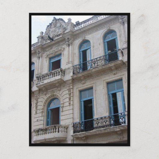 Havana-Fassade Postkarte (Vorderseite)