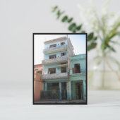 Havana Gebäude grün Postkarte (Stehend Vorderseite)