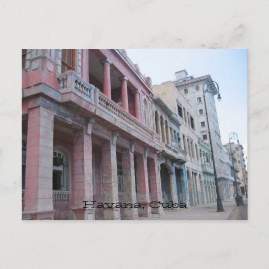 Havana-Gebäude Postkarte (Vorderseite)