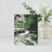 Havana Glen fällt in den Montour Falls, NY Postcar Postkarte (Stehend Vorderseite)