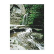 Havana Glen fällt in den Montour Falls, NY Postcar