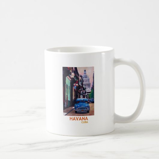 Havana in Kuba - EL Capitolo mit Oldtimer Kaffeetasse (Rechts)