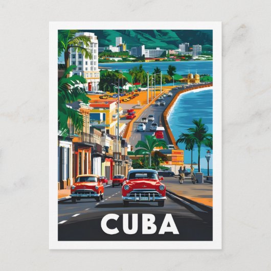 Havana Kuba Berühmter Reiseort Postkarte (Vorderseite)