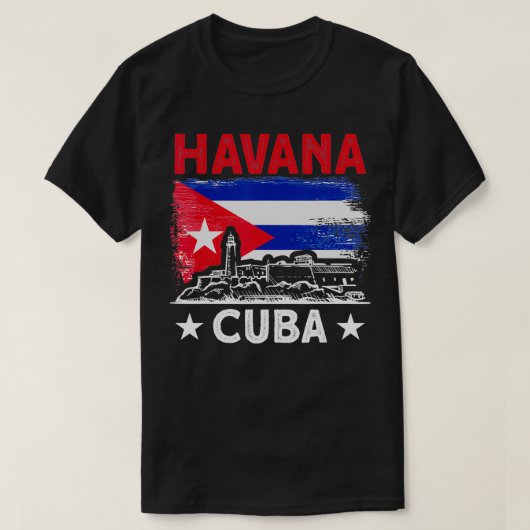 Havana Kuba für Kuba Lover T-Shirt (Design vorne)