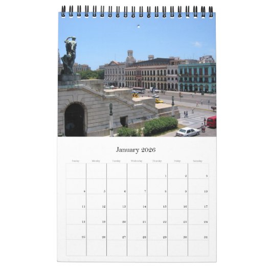 Havana-Kuba Kalender (Jan 2026)