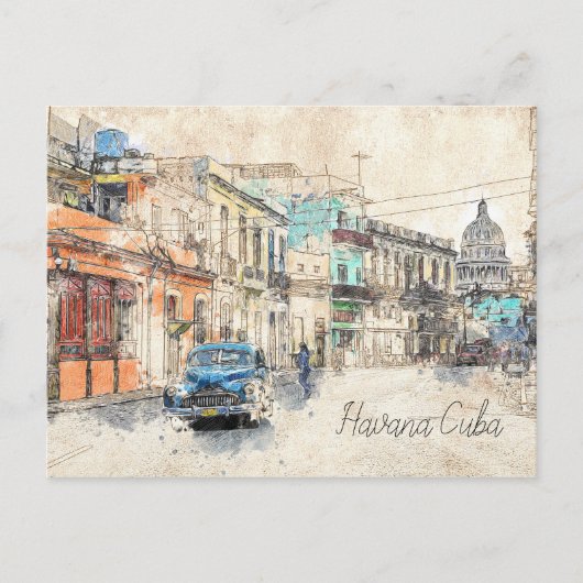 Havana-Kuba-Postkarte Postkarte (Vorderseite)