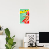 Havana Kuba Reiseplakat Poster (Heimbüro)