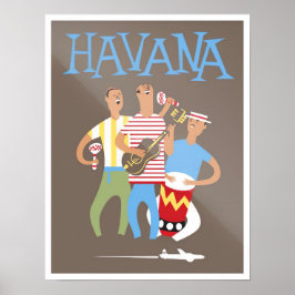 Havana Kuba Reiseplakat Poster