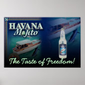 Havana Mojito Der Geschmack der Freiheit Canvas Pr Poster (Vorne)