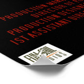 Havana Movie Poster (Ecke)