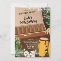 Havana Night Beach Einladung zum Geburtstag