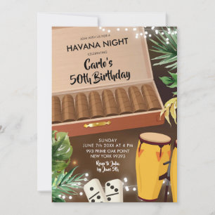 Havana Night Beach Einladung zum Geburtstag