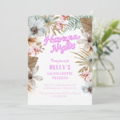 Havana Nights Kuba Bachelorette Weekend Einladung (Stehend Vorderseite)