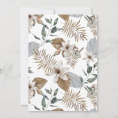 Havana Nights Kuba Bachelorette Weekend Einladung (Rückseite)