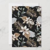 Havana Nights Kubanischer Neon 30. Geburtstag Einladung (Rückseite)