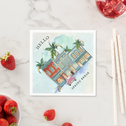 Havana Nights | Spring Break Party Serviette (Beispiel)