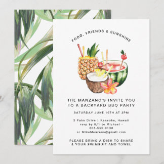 Havana Nights | Summer Backyard Party Einladung