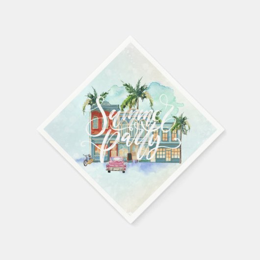 Havana Nights | Summer Party Serviette (Ecke)