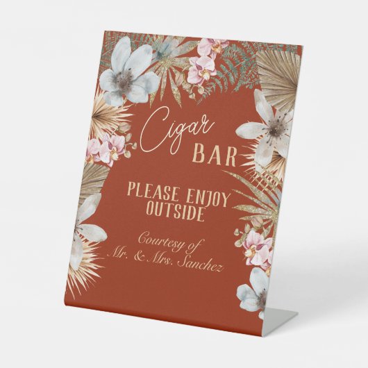 Havana Nights Tropical Cuban Cigar Bar Sockelschild (Vorderseite)