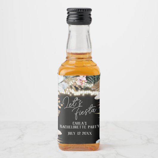 Havana Nights Tropical Cuban Fiesta Alkoholflaschenetikett (Vorderseite)