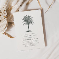 Havana Palm Engagement Party Invitation