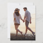 Havana Palm | Hochzeit des Vintagen Palmenbaums Fo Einladung (Rückseite)