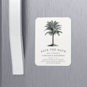 Havana Palm Save the Date Magnet