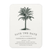 Havana Palm Save the Date Magnet (Vertikal)