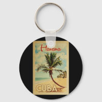 Havana Palm Tree Vintage Travel